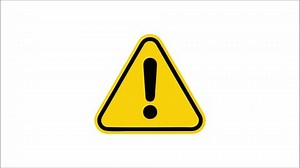 Animation Dangerous Symbols Warning Stock Footage Video (100% Royalty-free) 3587145469 | Shutterstock