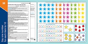EYFS Maths: Magic Stars Counting to 10 Whole Class Adult Input Plan and Resource Pack