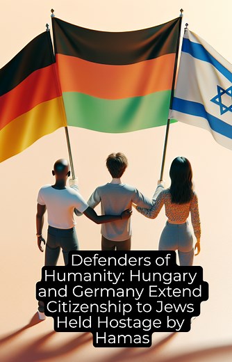 Defenders of Humanity: Hungary and Germany Extend Citizenship to Jews Held Hostage by Hamas | European Jewish Association