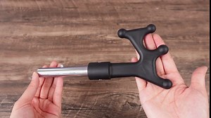 Yexiya 2 Pieces Boat Hook Dinghy Hook Head Top Attachment for Docking Marine Push Stick Pontoon Mooring Kayak Raft, Black