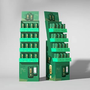 [Hot Item] Factory-Customized Metal Beverage Display Racks for Convenience Stores and Supermarkets