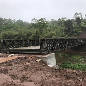[Hot Item] GB Standard Steel Structure Bridge Manufacturer Bailey Truss Bridge Design Bailey Bridge
