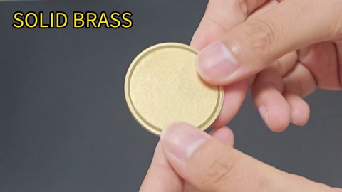 10Pcs Brass Laser Engraving Blanks Custom Challenge Coin Blanks 40mm Diameter for Personalized DIY Gift for Birthday Holidays Travel Commemorative Collection （Thickness 2mm）