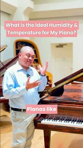 What is the ideal humidity and temperature for your piano at home? 🤔💭🎹