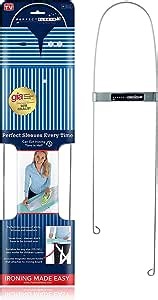 Ironing Assistant for Wrinkle-Free Shirt Sleeves, Includes Magnetic Holder, Stainless Steel