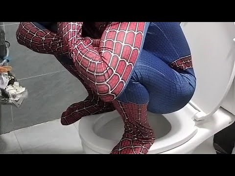 Collection of spiderman's farting videos with millions of views Funny Superman | Spiderman Family