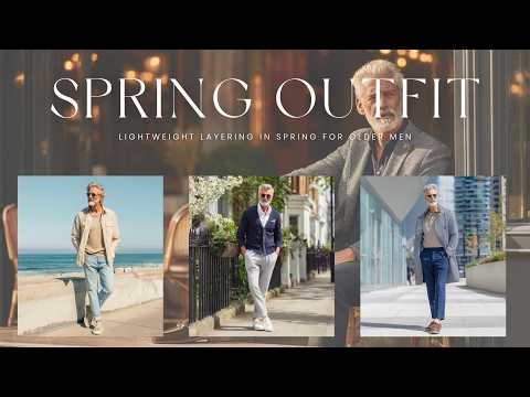 Lightweight Layering in Spring for Older Men — 20 Outfit Examples | men's fashion