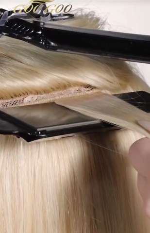 GOO GOO Tape in Hair Extensions Human Hair, 1D/2C/4E Chocolate Dip Color Melt, 12inch 80g 40pcs, Skin Weft Seamless Invisible, Silky Straight with Thick Ends, Remy Human Hair