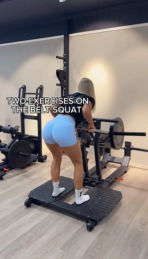 TWO EXERCISES ON THE BELT SQUAT 🍑🔥 TAG YOUR TRAINING BESTIE SAVE FOR LATER 🧡 The Booty Builder Belt Squat allows different movements depending on how you use the setup. Deadlift: targets the glutes and hamstrings. Barebell back row: shifts the work toward the back and latissimus dorsi. Which one would you try first? 👀 • • • #gymequipment #fyp #bootybuilder #glutesworkout #fitnessmotivaton