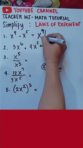 Laws of Exponent #exponents #maths #multiplication #algebra