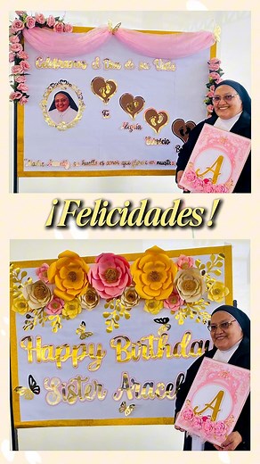 La Familia CRA celebra con alegría y gratitud el don de la vida de nuestra Directora Madre Aracelly Ortiz. Reconocemos en usted una guía comprometida, ejemplo de servicio y pilar fundamental en el crecimiento de nuestra comunidad educativa. Que este nuevo año esté lleno de éxitos, salud y nuevas metas por alcanzar. Con aprecio y admiración, su Familia CRA. 🌷👑 | Colegio Reina De Los Ángeles