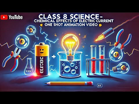 CBSE Class 8 || Science || Chemical Effects of Electric Current || Animation || in English