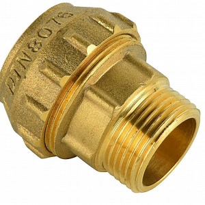 [Hot Item] Male Coupling Brass Compression Fitting for Reliable PE Pipe