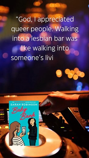 Have you ever been to a lesbian bar? A lesbian bar (specifically a lesbian/queer bar, not a gay bar) is one of the settings in my novel Baby Bank, and I think that really leans into the found family elements of the story. There’s something uniquely special, safe, and inclusive about lesbian bars that you can’t find elsewhere, and far too few of them out there! #bisexuallife #queerparenting #lgbtwriters #womenempowermentmovement #romancestory #readingislove #supportauthors #lgbtcouples #instaroma
