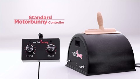 Motorbunny Buck Ride-On Vibrator & Self Thrusting Dildo Sex Machine with 3 Attachments, Thrust, Vibration, Remote App Controlled Dildo Machine, Adult Sensory Sex Toys for Couples, Men, Women