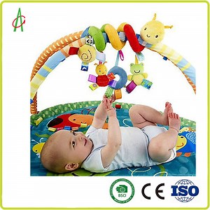 [Hot Item] Baby Stroller Plush Stuffed Activity Bed Spiral Pram Hanging Toy