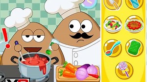 Pou Kitchen Slacking Walkthrough