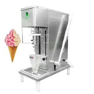 [Hot Item] Time Saving 304 Stainless Steel Construction CE ETL Swirl Drill Yogurt Milkshake Fruits Ice Cream Mixing Machine