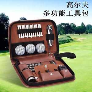 [Hot Item] Custom Logo Gift Box Golf Tees Ball Markers Rubber Golf Gift Set Golf Accessories