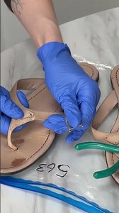 Reworking Prada flip flops into earrings! 🥰♻️ #reworked #upcycle #prada