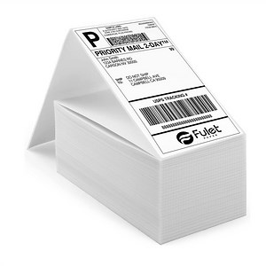 [Hot Item] Fanfold Direct Thermal Shipping Labels 4X6 Blank Label Roll