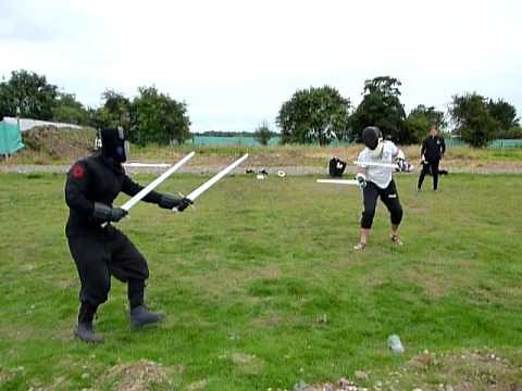 HEMA combat two swords vs two swords
