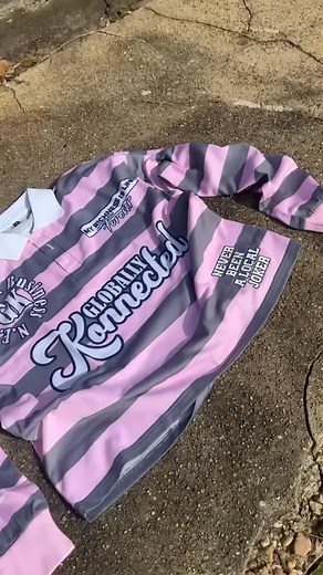 PINK/Grey )BOXY FIT) “RUGBY POLO” 1XL 2 medium 2 Large 2 small (Unisex fit) Visit website gkonnected.myShopify.com or hit the inbox‼️ | Ryan Curry