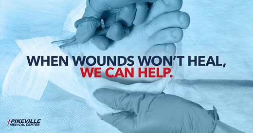 Pikeville Medical Center’s Wound Care team uses advanced techniques, including Hyperbaric Oxygen Therapy, to treat non-healing wounds caused by diabetes, trauma, surgery and other conditions. If you have a wound that’s not begun to heal after two or more weeks, ask your doctor for a referral to PMC’s Wound Center. Learn more: https://bit.ly/3NznMSJ | Pikeville Medical Center