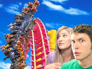 ROLLERCOASTER VLOG #3 - RED DRAGON CHALLENGE!!