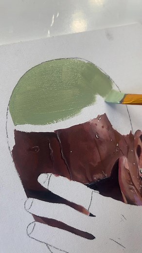 #acrylic #fyp #art #tuto #frankocean | Acrylic Painting