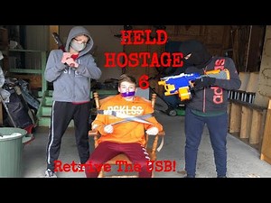 HELD HOSTAGE 6 - Retrieve The USB | Nerf Hostages