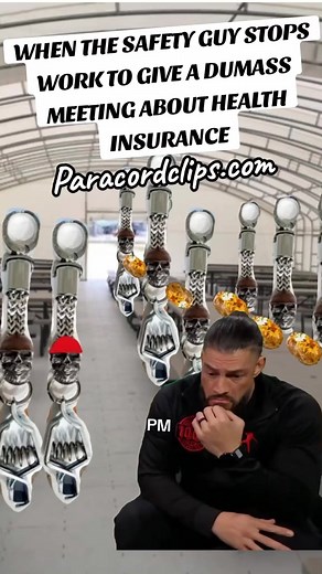 The Safety Guy gets his ass chewed out for stoping work to talk about health insurance benefits! Paracordclips.com #Meme #MemeCut #CapCut #956rgv #houston #paracordclips #fyp | Paracord Clips