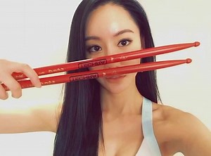 My signature drum sticks ♥️ | A-Yeon