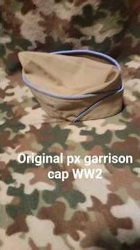 differences between px and issued garrison cap WW2! #commentary #military #ww2 #history #headwear