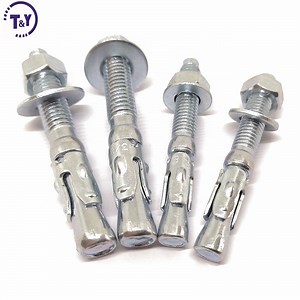 [Hot Item] Hex Flange Head Heavy Duty Wedge Anchor Bolt with Nut Insert