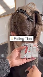 Featuring our #BTCxJoicoPartner Joico Pro Content Creator, Taylor Dellatorre (@taylordidmyhair).“ 💡Foiling Tips💡 These are tips I practice behind the chair everyday. It’s all in the details 🙌🏼.” @‌taylordidmyhair #Joico Formula: Formula 1 (Lightener): Joico Blonde Life Lightening Powder with 20 Volume Joico Blonde Life Coconut Oil Developer #JoicoBlondeLife #haircolorist #hairinspo #cosmoprofbeauty #saloncentric #modernsalon #behindthechair #ittakesapro #hairstyle #hairstyles #hairgoals #hai