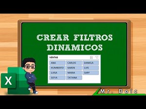 APRENDE A CREAR FILTROS DINAMICOS FACILMENTE EN EXCEL ✅✅ | FORMAS DE FILTRAR DATOS | 💯