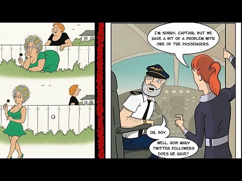 Hilarious Comic Strips That’ll Make You Laugh Out Loud 😂 | Relatable Adult Humor Compilation