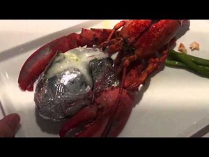 Lobster Dinner on Board A Cruise Ship MSC Preziosa