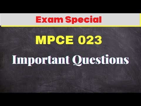 Important Questions | MPCE 023 |Interventions In Counselling | IGNOU