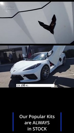 Vertical Lambo Door Conversion Kit for the Corvette C8 Manufactured...