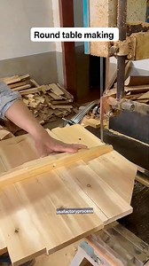 547K views · 568 reactions | Round table making .. #wood #woodcraft #woodworking #carpentryworkshop #woodwork #diy #fyp #skill #usafactoryprocess Wooden furniture making Wood work video Woodworking plans | USA Factory Process | Facebook