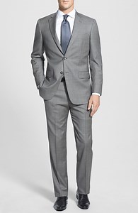 New York Classic Fit Wool Suit