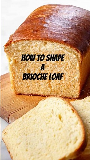HOW TO SHAPE A BRIOCHE LOAF 🍞 #baker #homemade #freshlybaked #oven #loaf #justbake #masterbaker