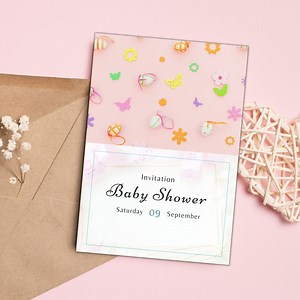 Baby Shower Invitation Card, Baby Shower Card, Editable Baby Shower, Instant Download - Etsy