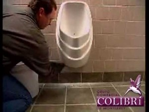 Instalacion Mingitorio Sin Agua SLOAN