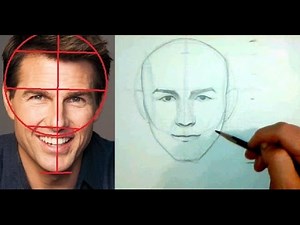 Head Proportions Part 1 - Draw Faces in Frontal View Art