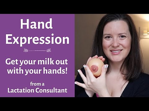 How to express breast milk without a pump | Hand Expression for breastfeeding