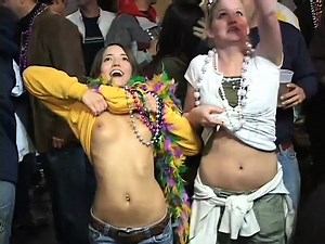It is Mardi Gras, time for chicks to flash their tits and earn beads