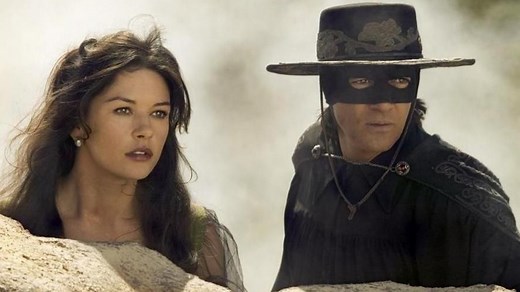 Catherine Zeta-Jones burst onto the American movie scene thanks to her captivating performance alongside star Antonio Banderas in The Legend of Zorro. Now on Netflix. | Netflix